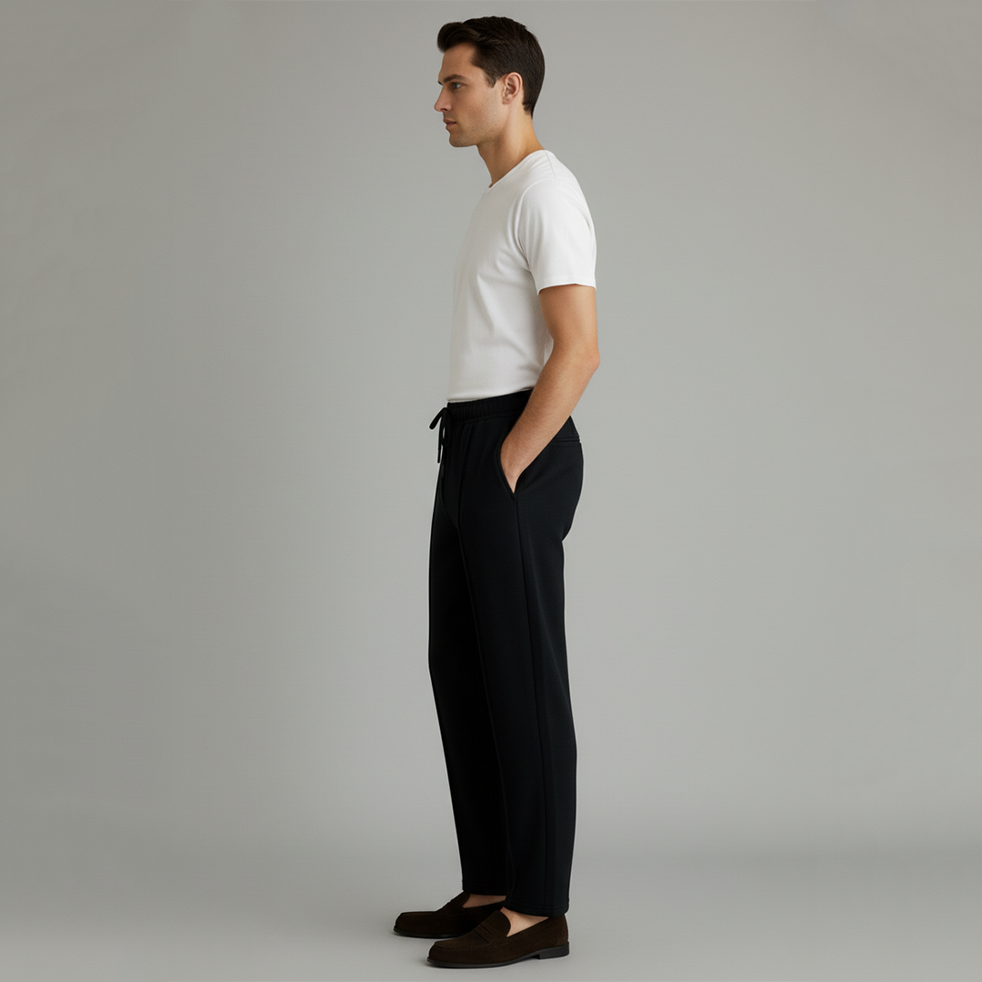 Vybe - Pleated Trouser - Black