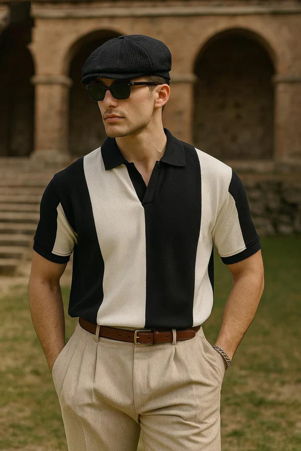 VINTAGE POLO - BLACK & WHITE