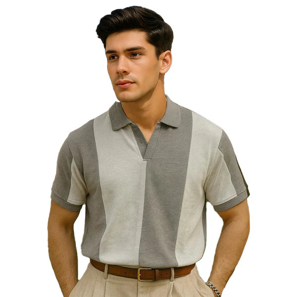 Vintage Polo - White & Gray